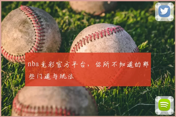 nba竞彩官方平台,你所不知道的那些门道与玩法